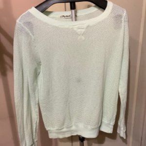 Michael Stars Fishnet Top Pale green